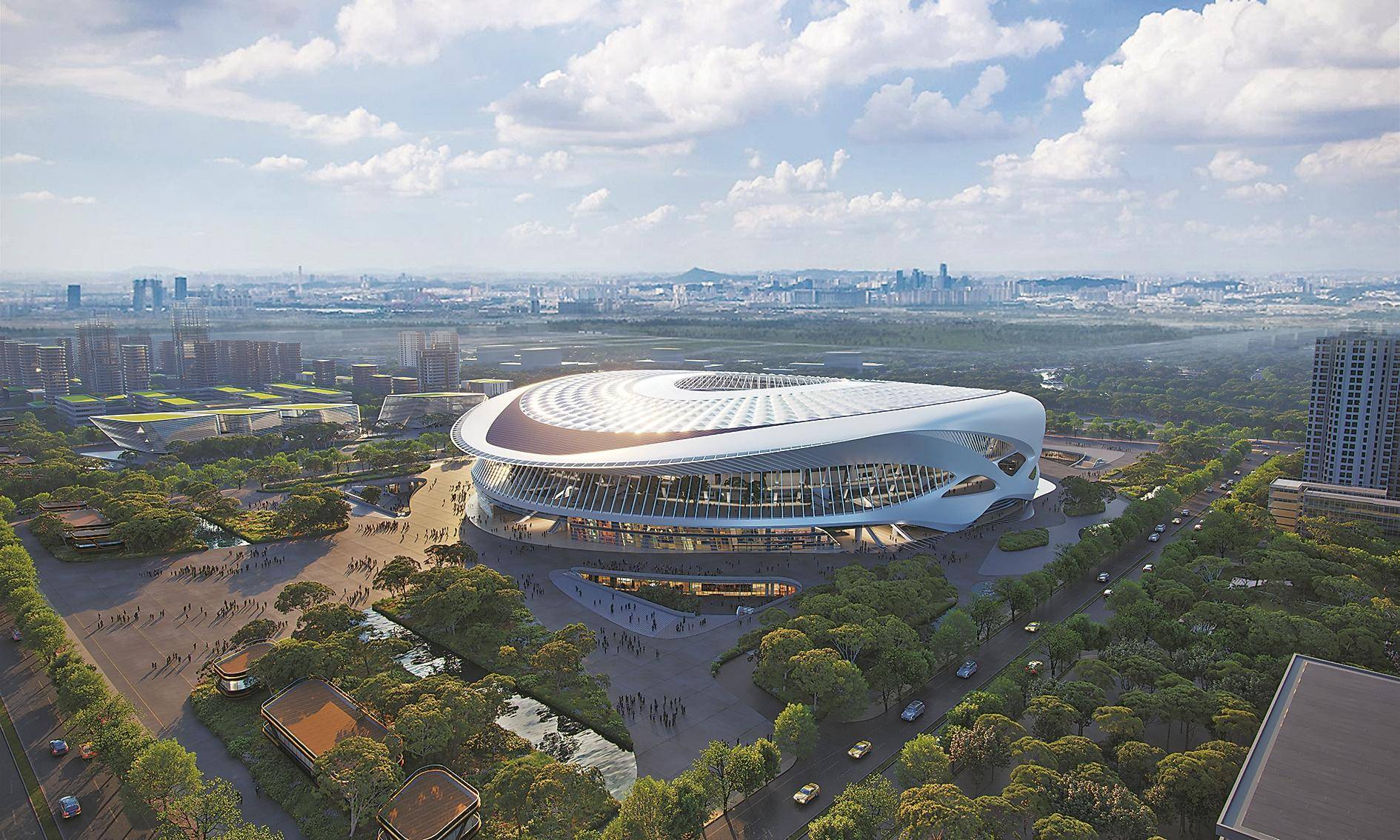 广州足球公园全面开工 预计建成全国最大专业足球场,明年年底投入使用