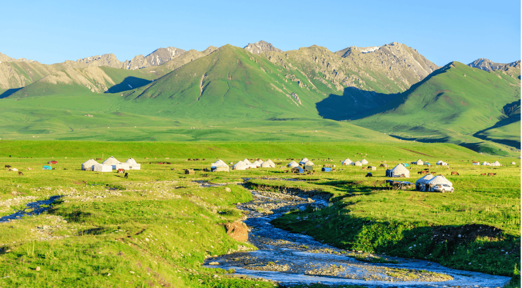 阜阳新疆_旅游_和田_草原