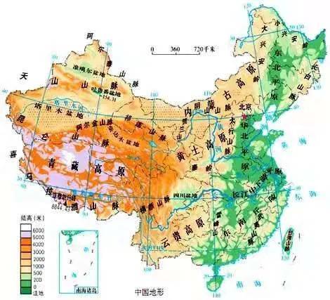 中国地图详细讲解图片