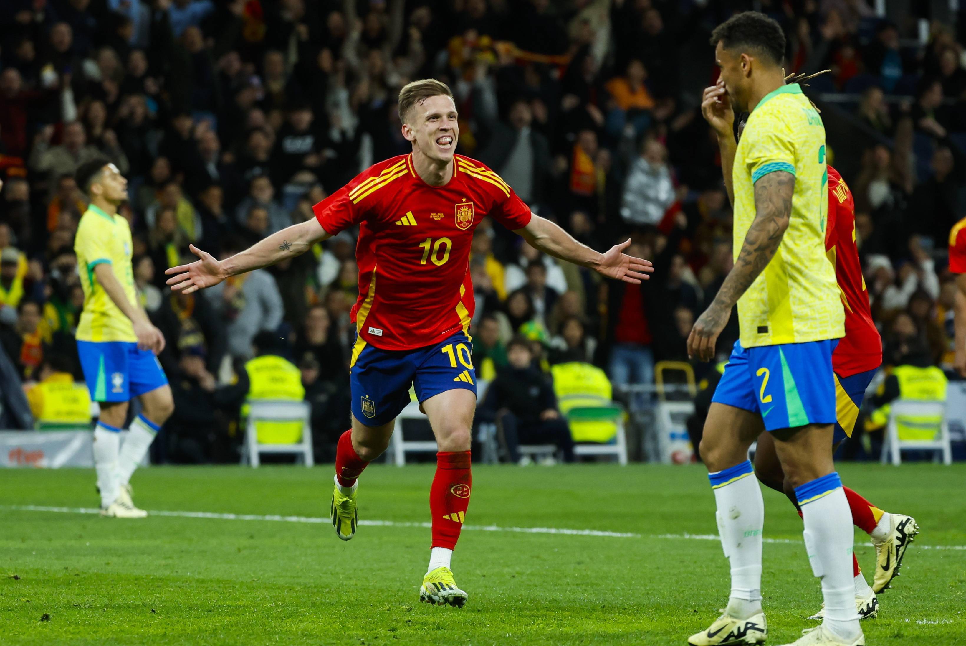 足球友谊赛西班牙战平巴西