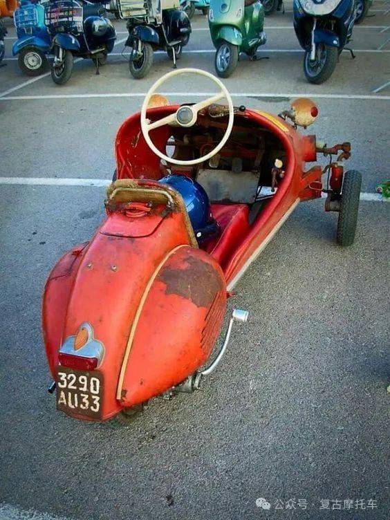 vespa倒三轮神改装