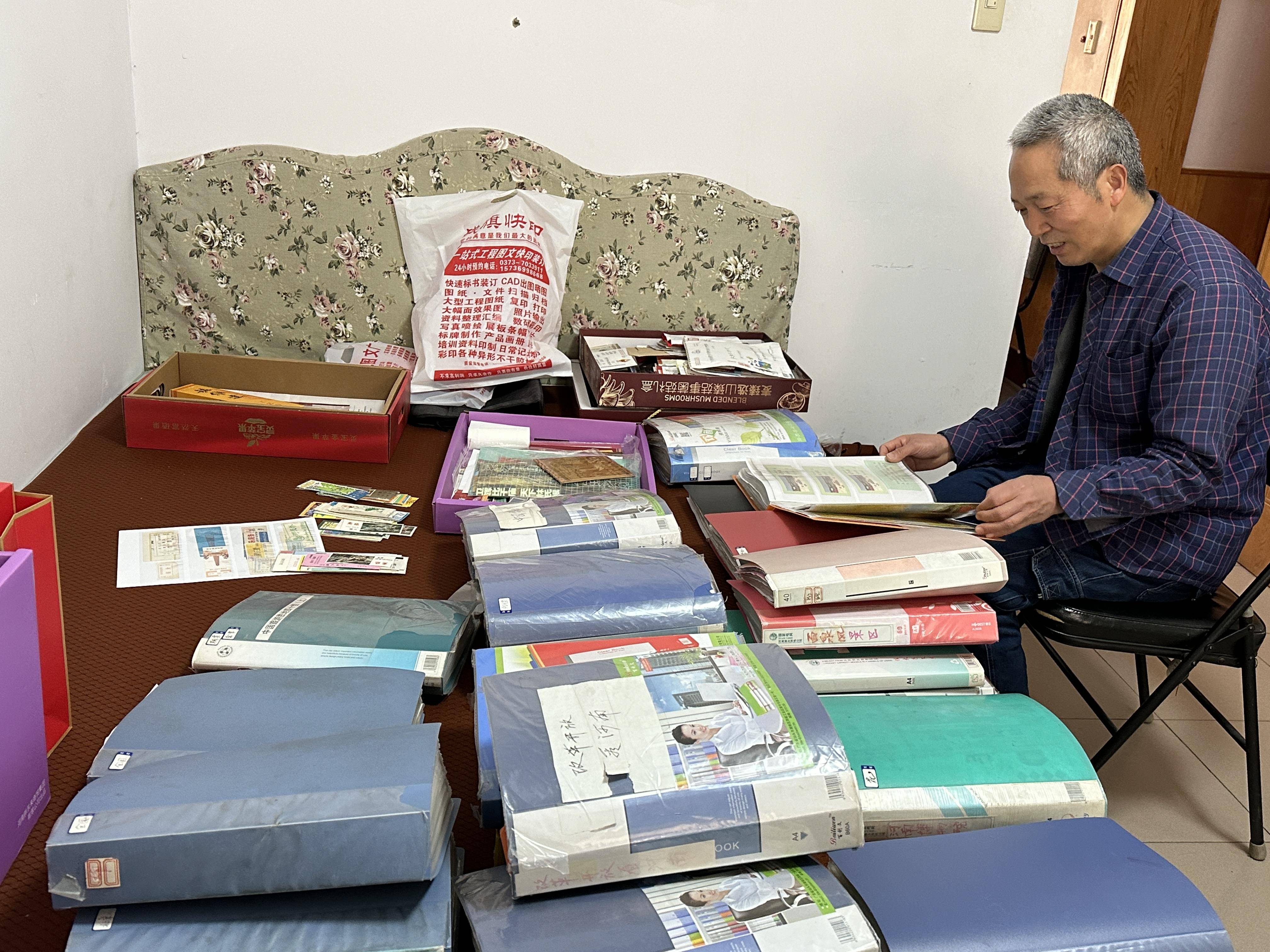 新乡一退休工人27年收集门票3万多张_王继平_潞王陵_景区