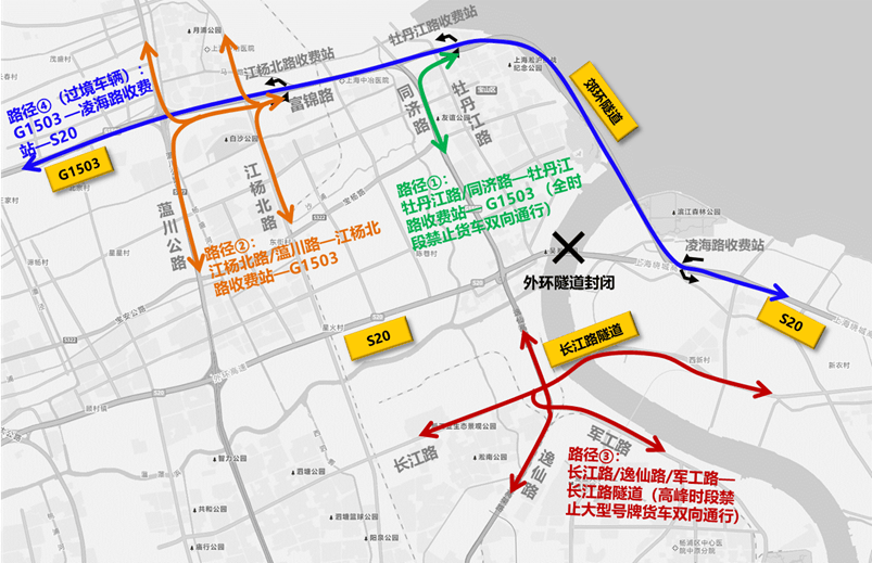 上海外环线全长地图图片