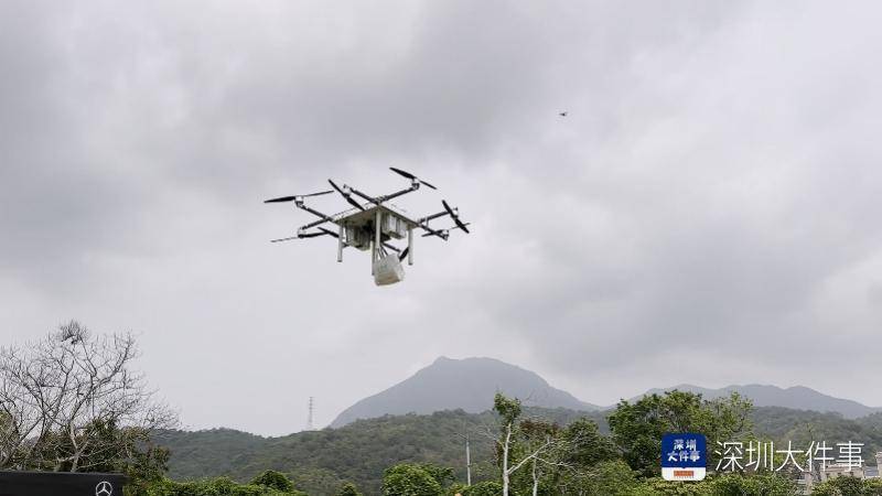 手机下单商品飞到海边深圳东西涌无人机服务专线将开通