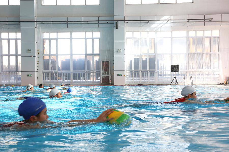 备战全运会山东省女子水球队在聊集训