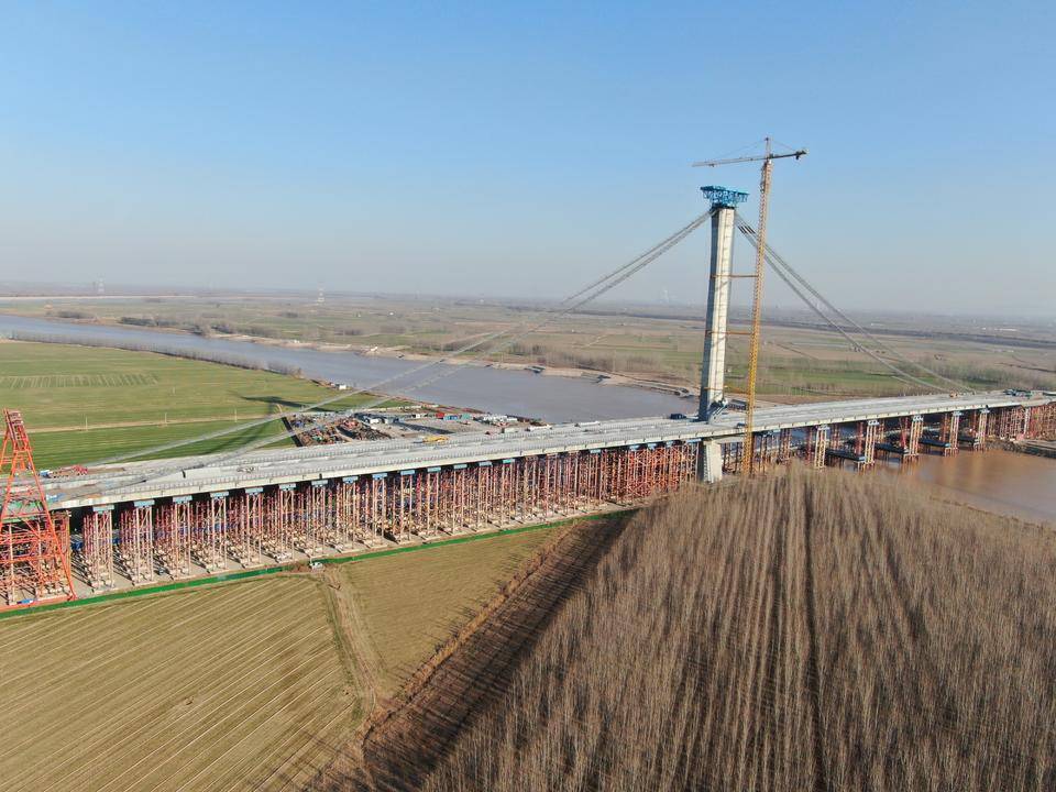 济南大北环年底通车绘就大美黄河新画卷