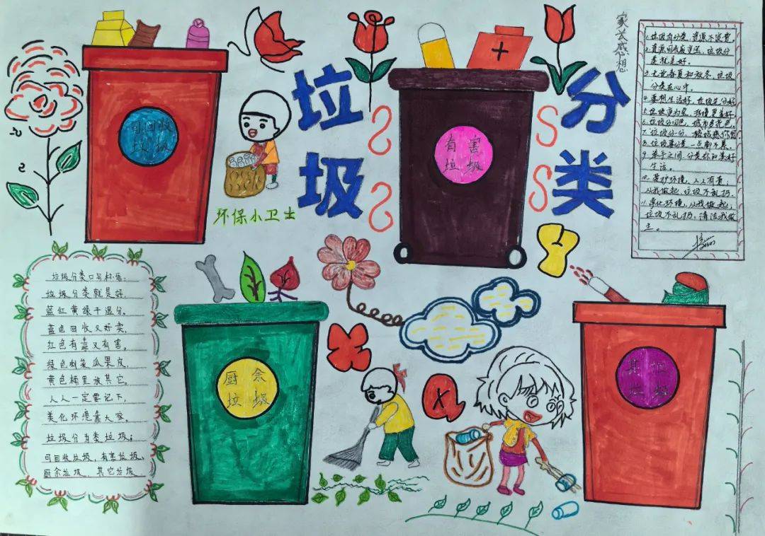 垃圾革命手抄报活动展播开始了快来一起欣赏吧