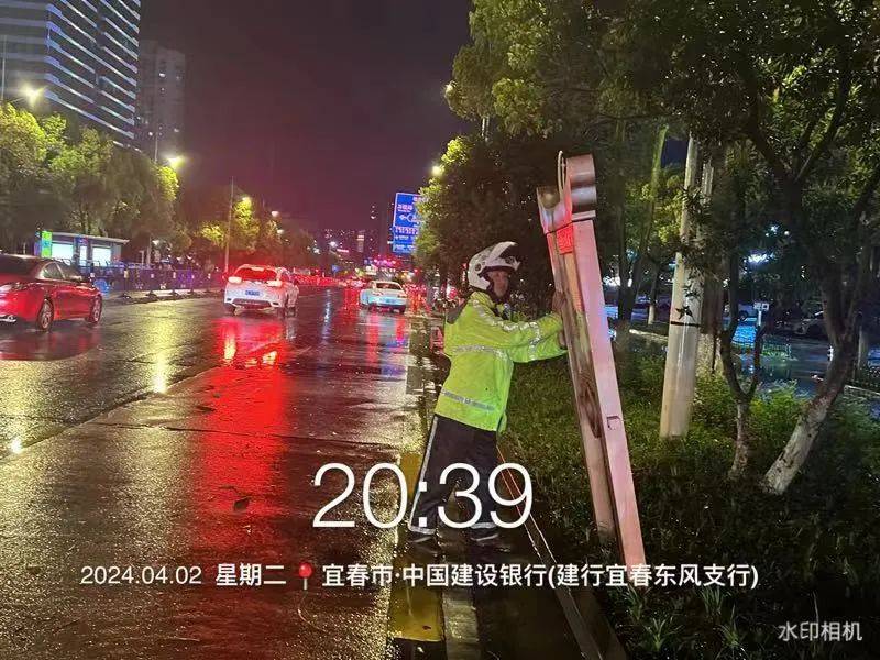 昨晚,宜春遭遇强对流天气!