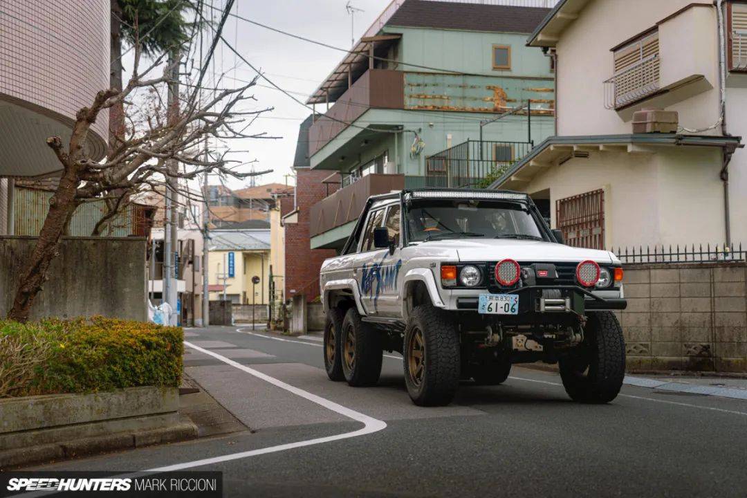 拥有六颗te37的丰田fj60 6x6,上天入地小霸王_搜狐