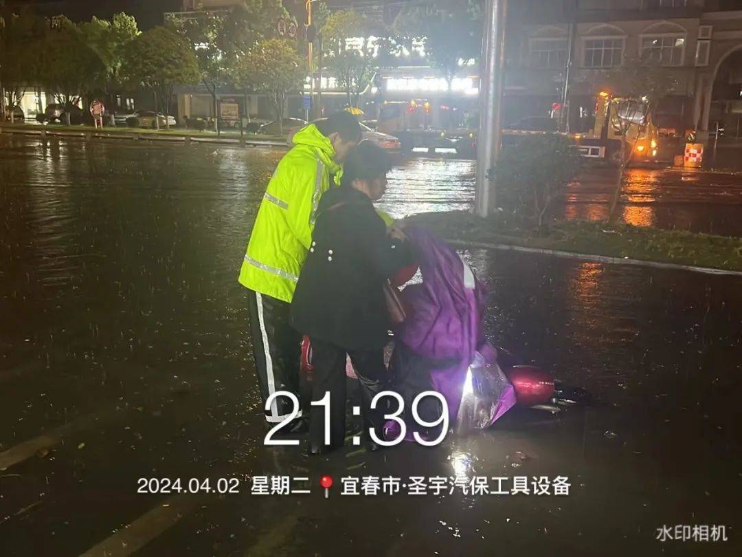 昨晚,宜春遭遇强对流天气!