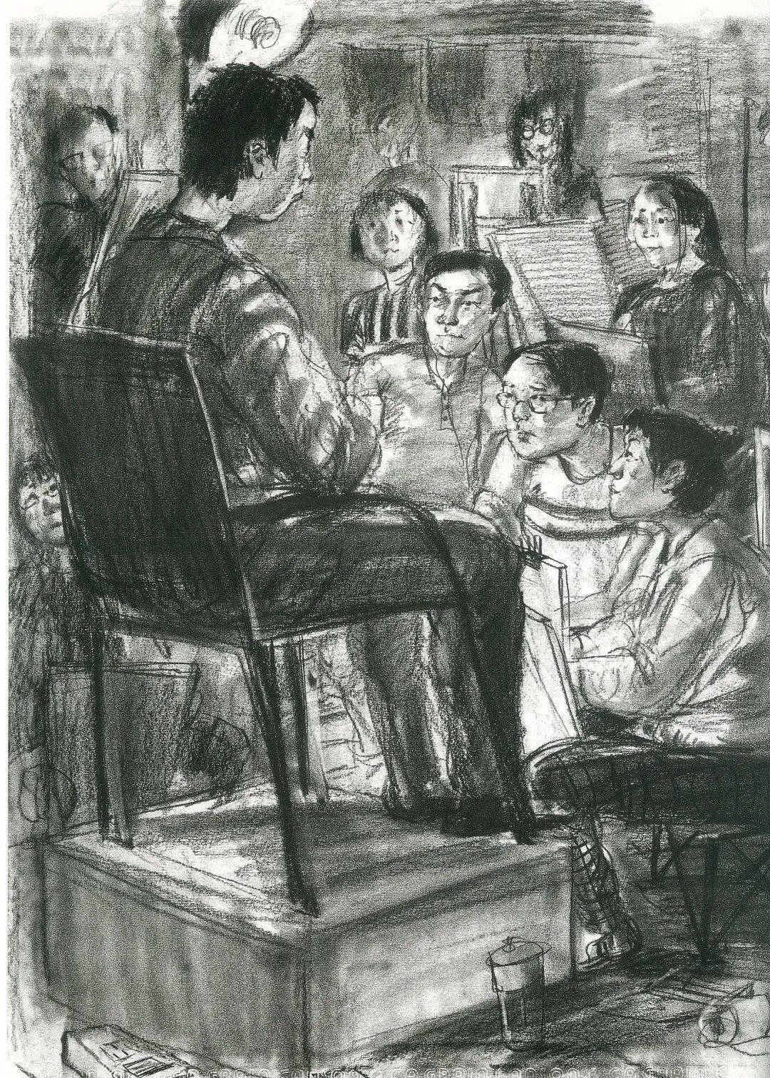 附速写创作高分卷~_画室_专业_素描