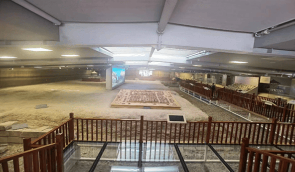 (辟雍环形水道遗址,段海容摄于2024年1月7日)太和十七年七月,孝文帝以