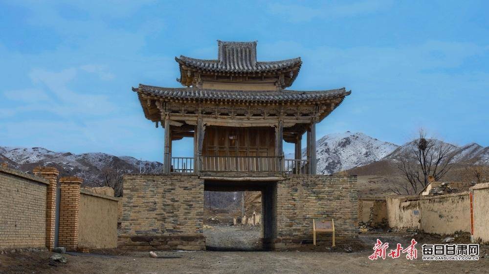 露天长城博物馆山丹峡口古城掠影