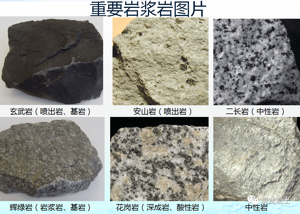 三大岩石 分类图片