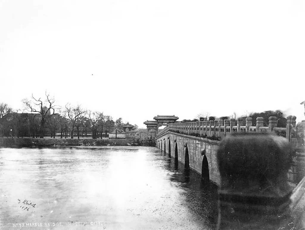 皇家园林西苑之中海南旧影集_南海_金鳌玉_瓦德西