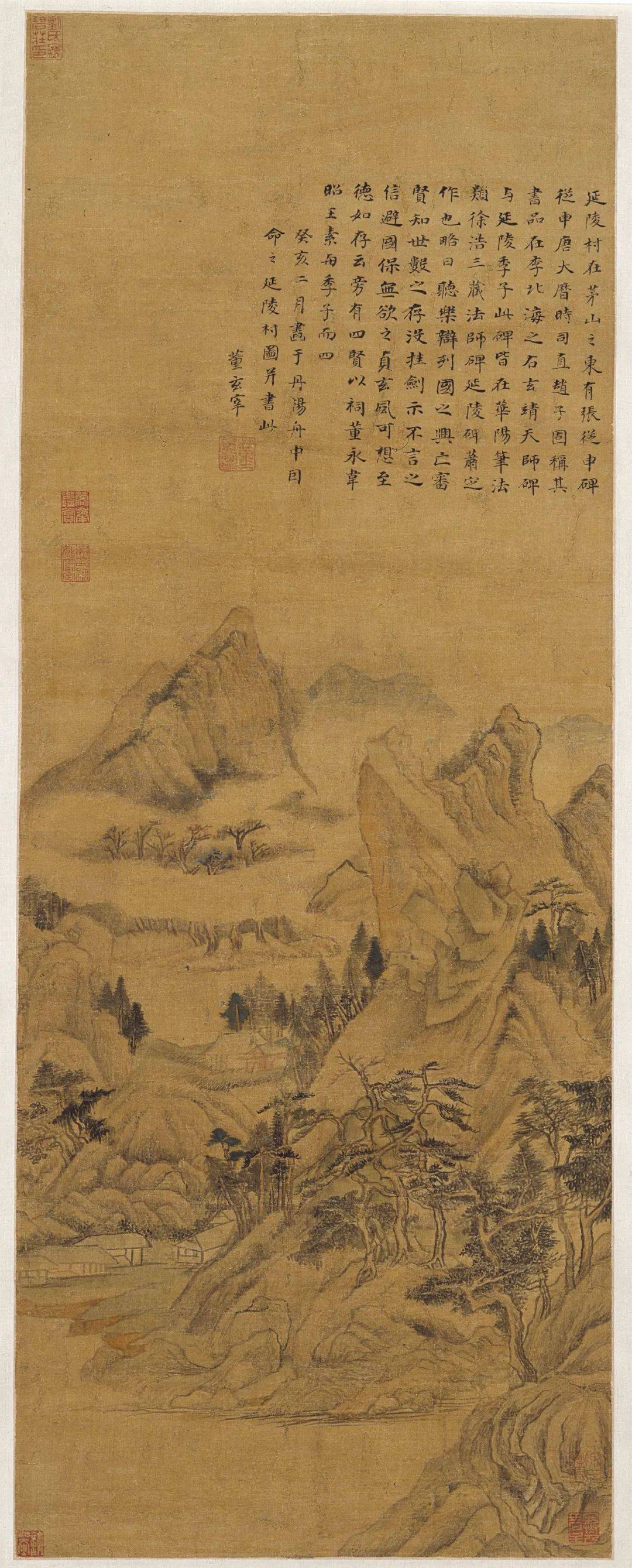 董其昌高清山水,细微之处见精妙!