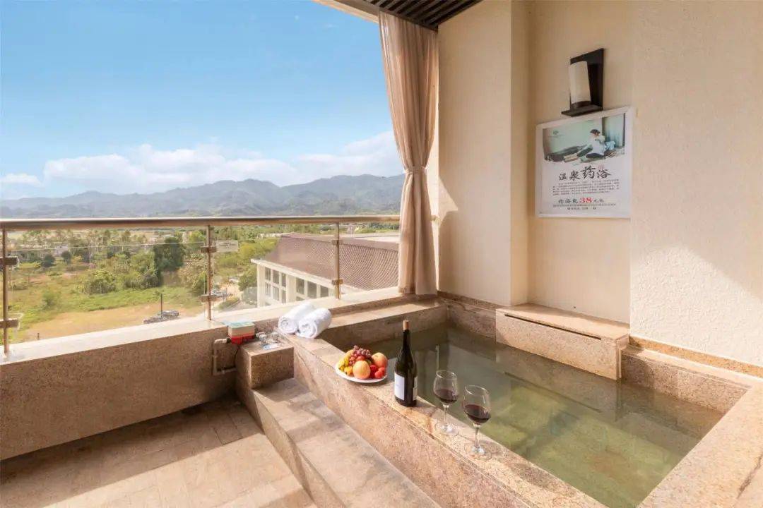 广州郊外自驾游799元住增城三英温泉酒店含自助早晚餐畅泡园林真温泉