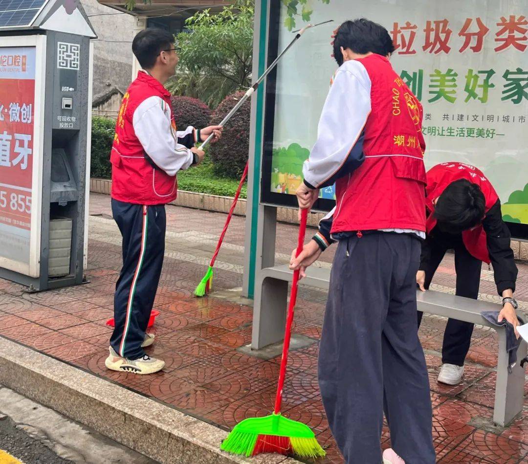 创卫创文︱擦亮"城市名片" 潮州青年志愿者在行动