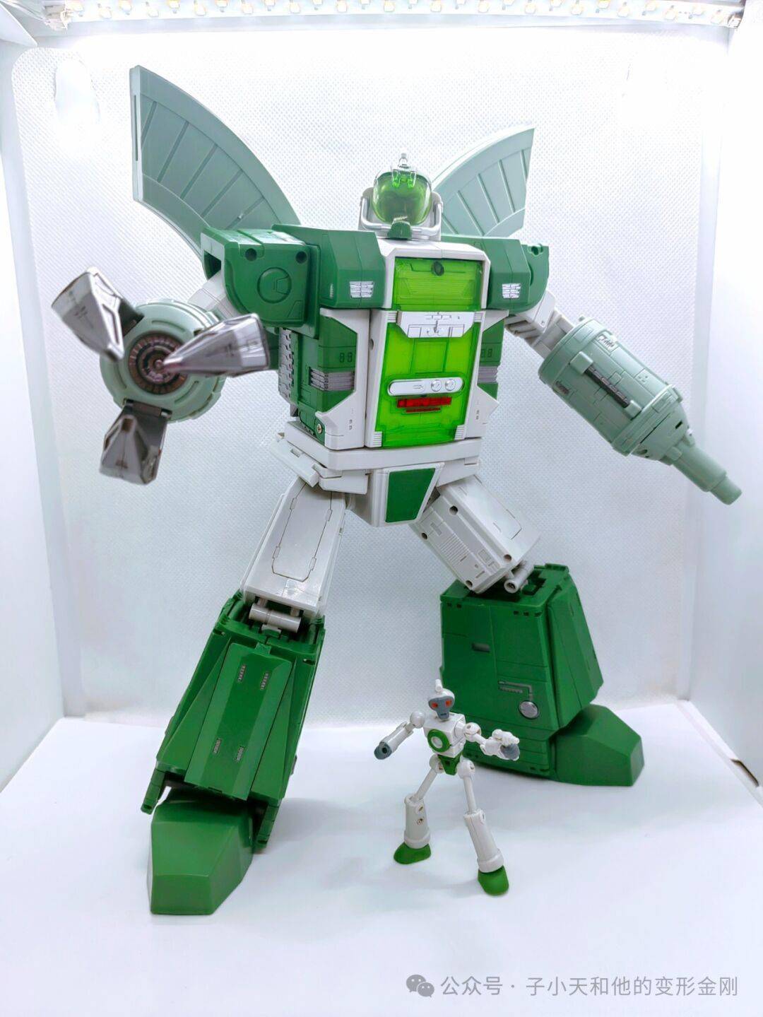 【评玩具】子小天:蟹子测评《盘古模型 pt-02 other 大力金刚,这绿色