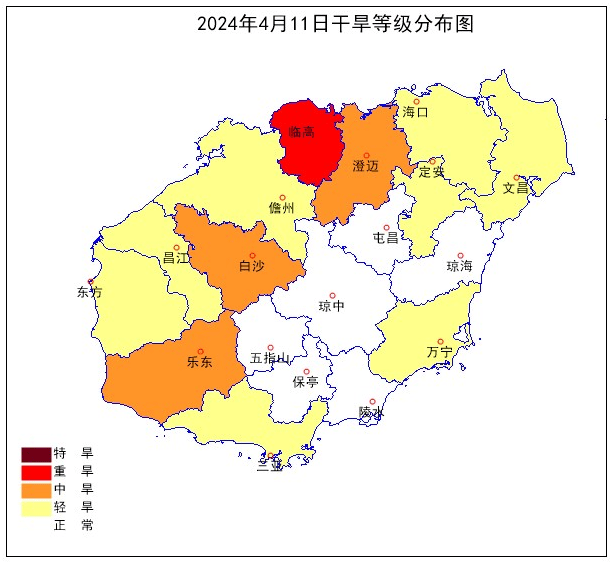 海南岛气候类型分布图图片