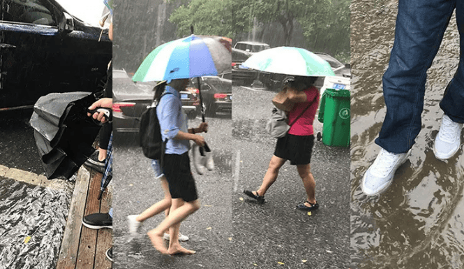 害,其实何止是aj,下雨天简直是所有鞋子的灾难好吗!风里来雨里去,就跟