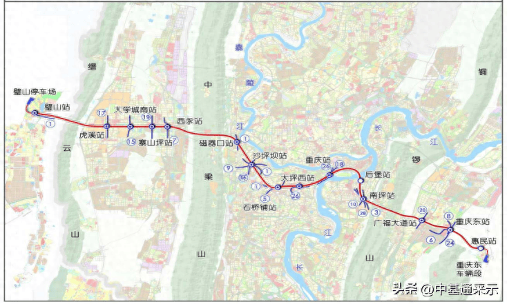 重庆轨道21号线线路图图片