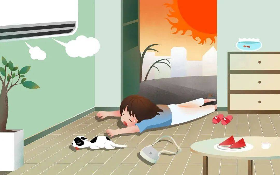 "仁仁"说天气丨天气太热猛吹空调,小心"空调病"!