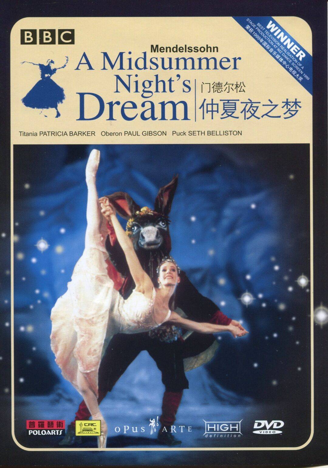 水木读书月图书馆音乐讲堂4月17日放映芭蕾舞剧仲夏夜之梦