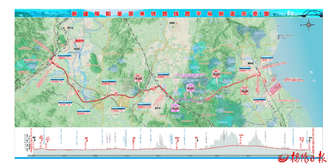 新建揭阳至惠来铁路图图片