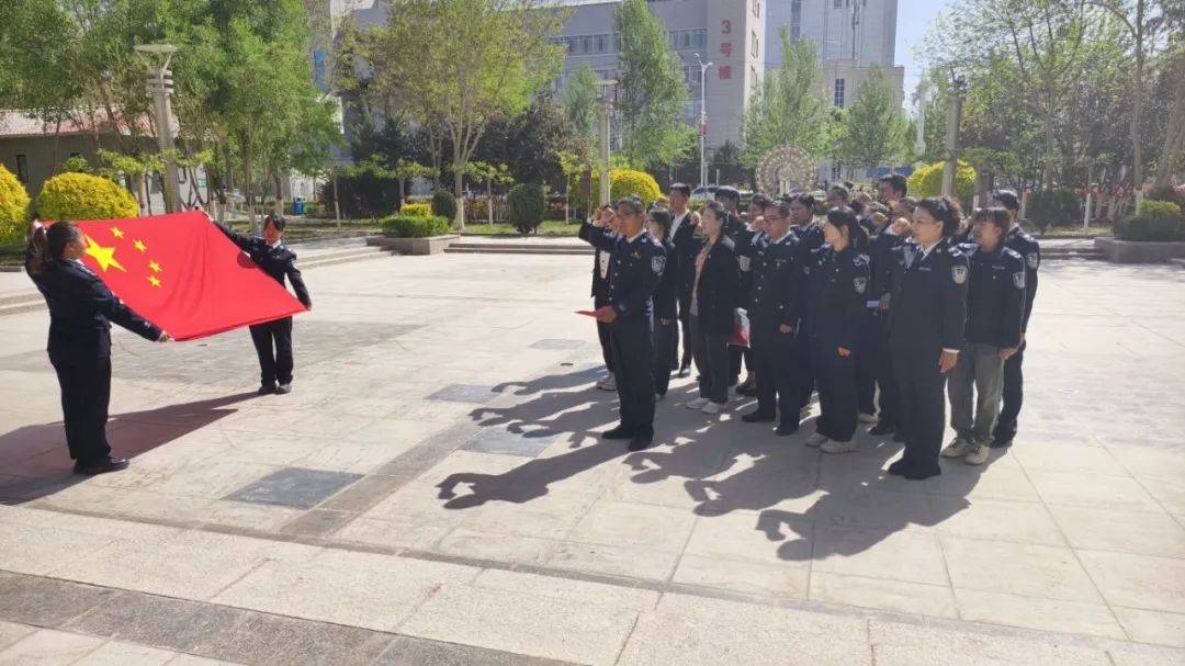 党旗所指 团旗所向丨尉犁县团委,红十字会党支部与县司法局机关党支部