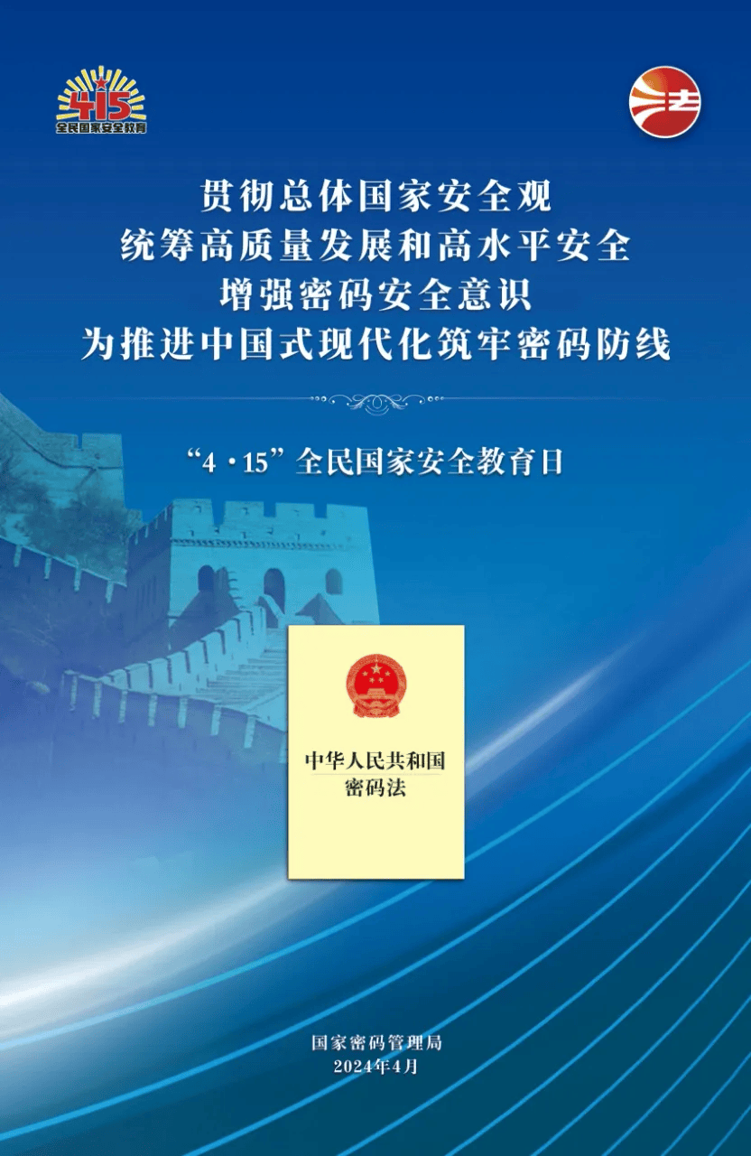 "4·15"全民国家安全教育日密码安全宣传挂图