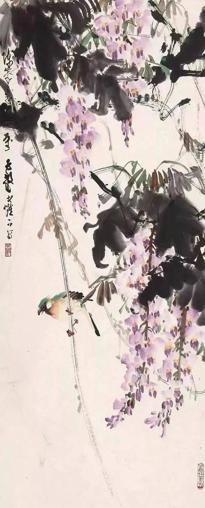 陈子毅花鸟画欣赏图片