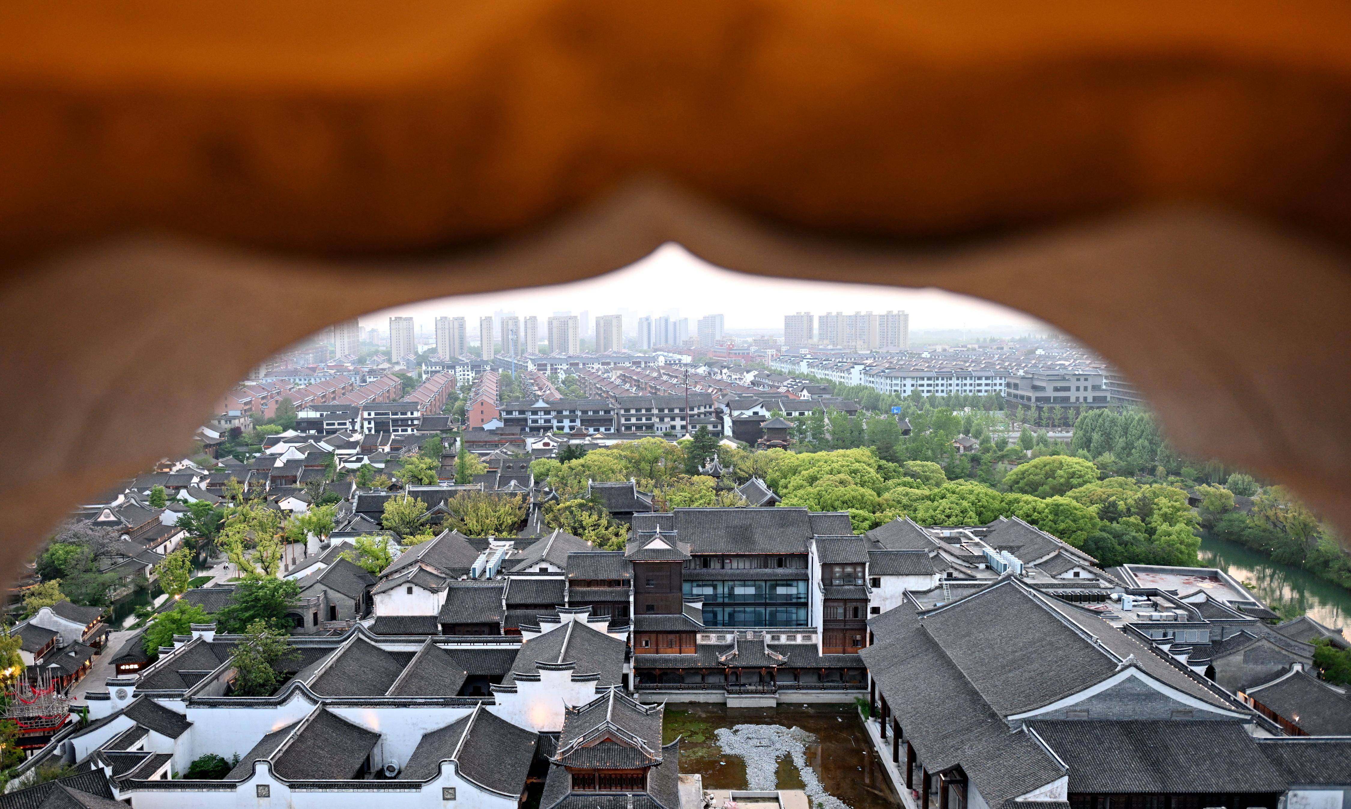 时尚古镇江南韵_濮院_新华社_镇内