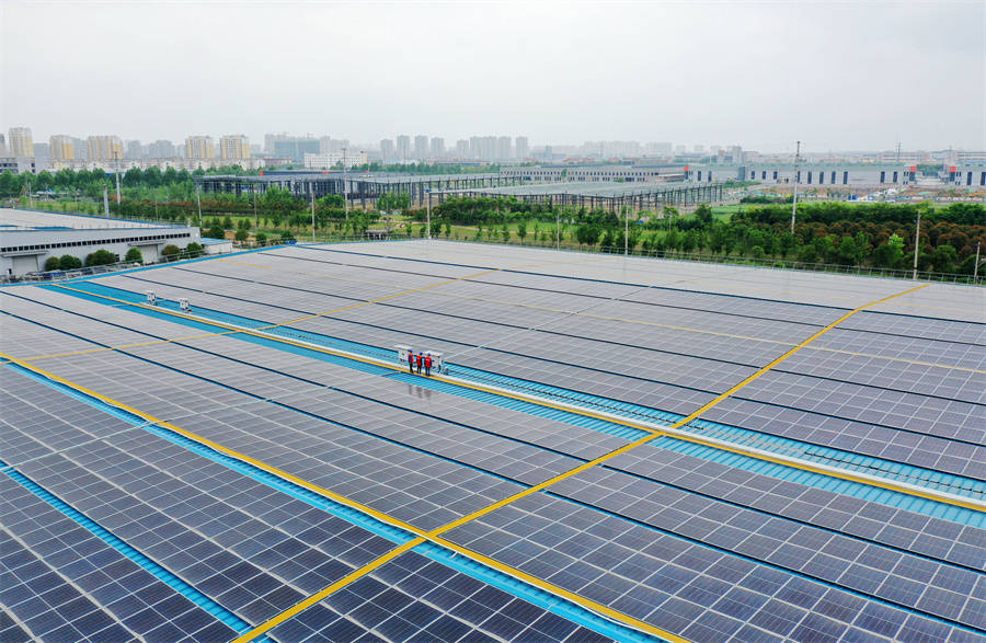 安徽涡阳:屋顶光伏电站 助企降本增效