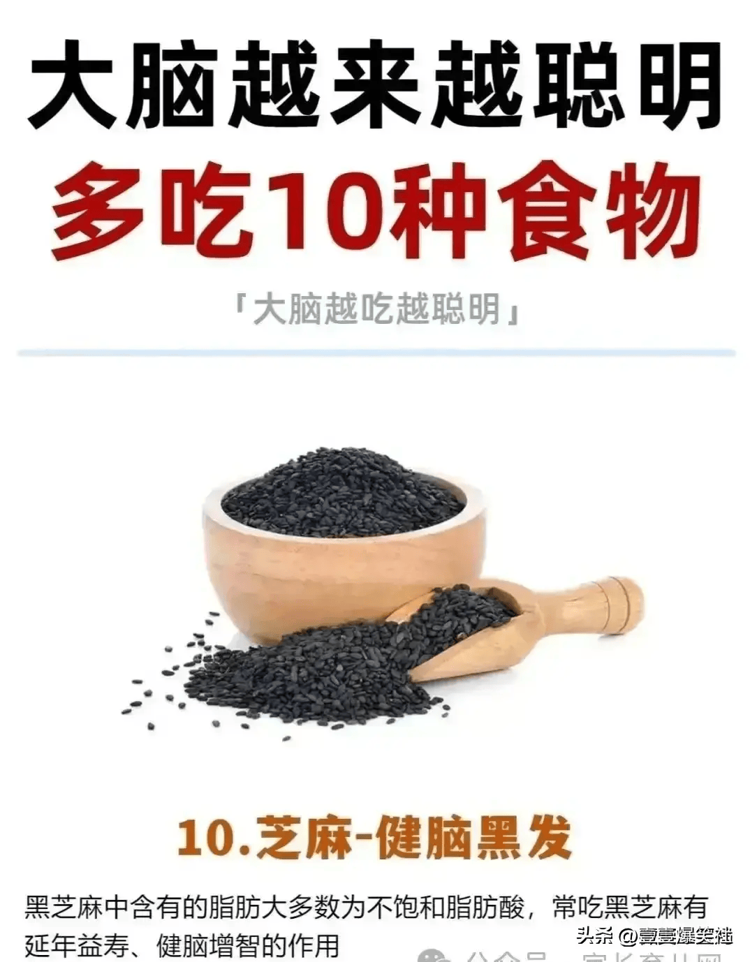 益脑的十种食物