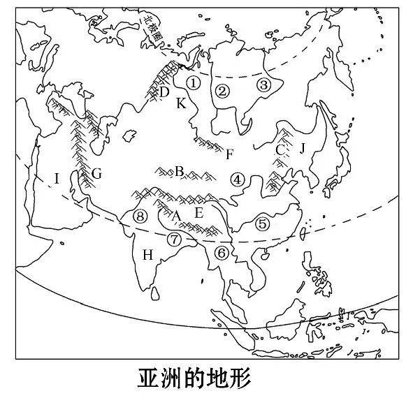 中国地图模版 空白图片