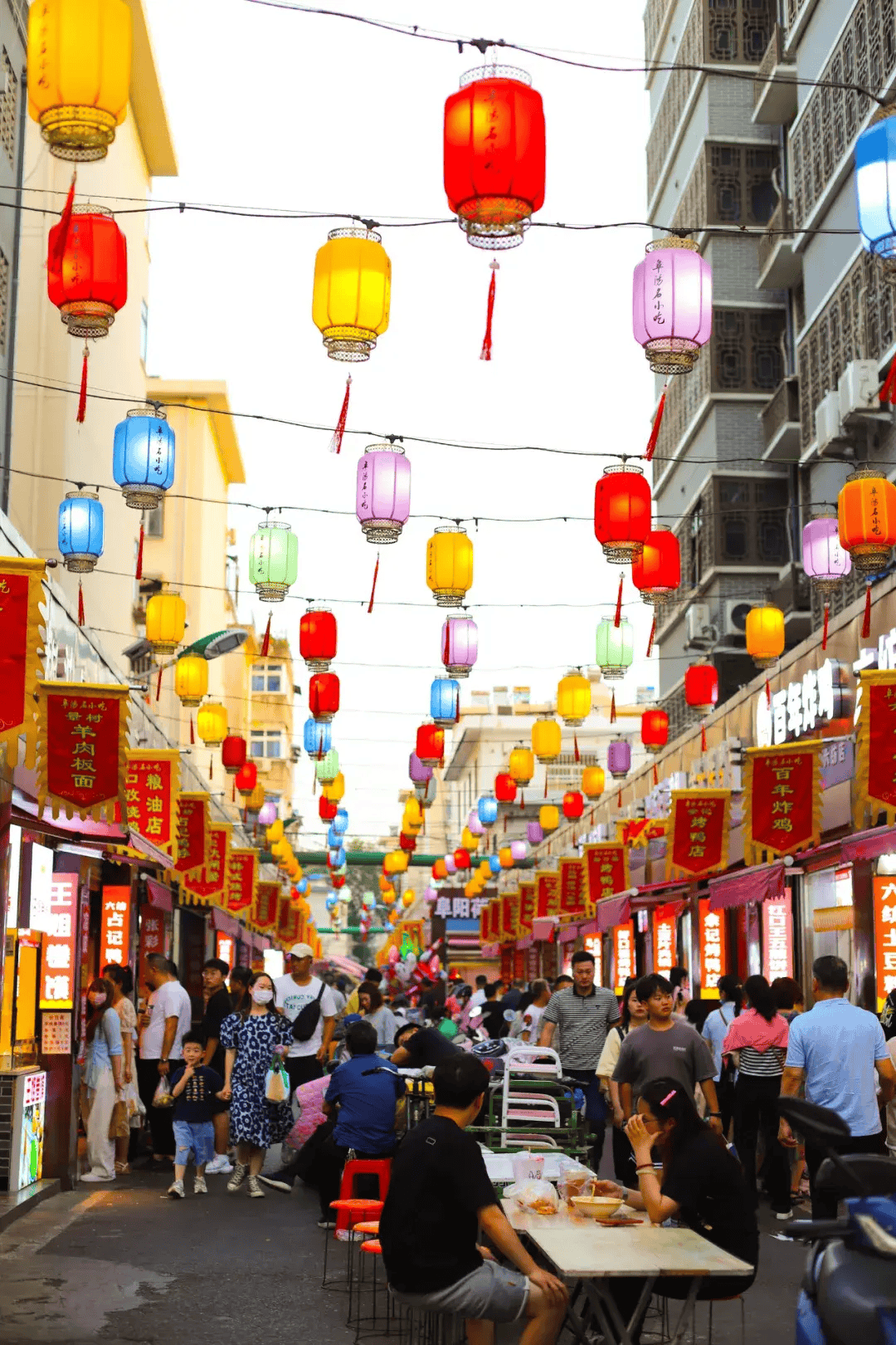 阜阳淮河路步行街图片