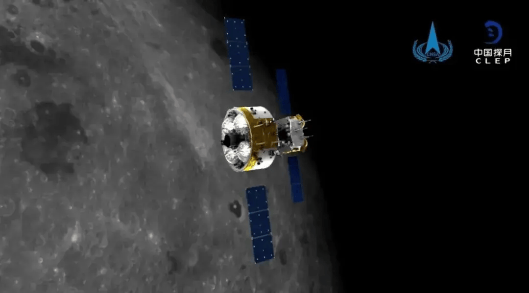 在这个过程中探测器还会继续环绕月球飞行,等待返回地球的时机