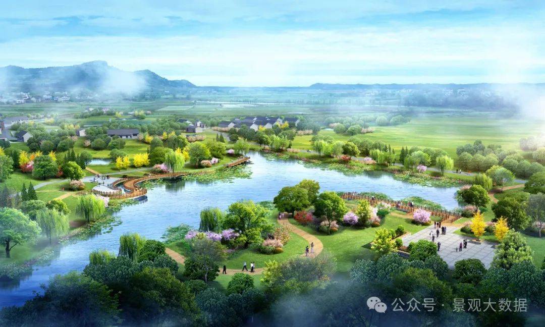 设计师真牛,ps做个"乡村鸟瞰图",收费5000!_景观_数据_feerz