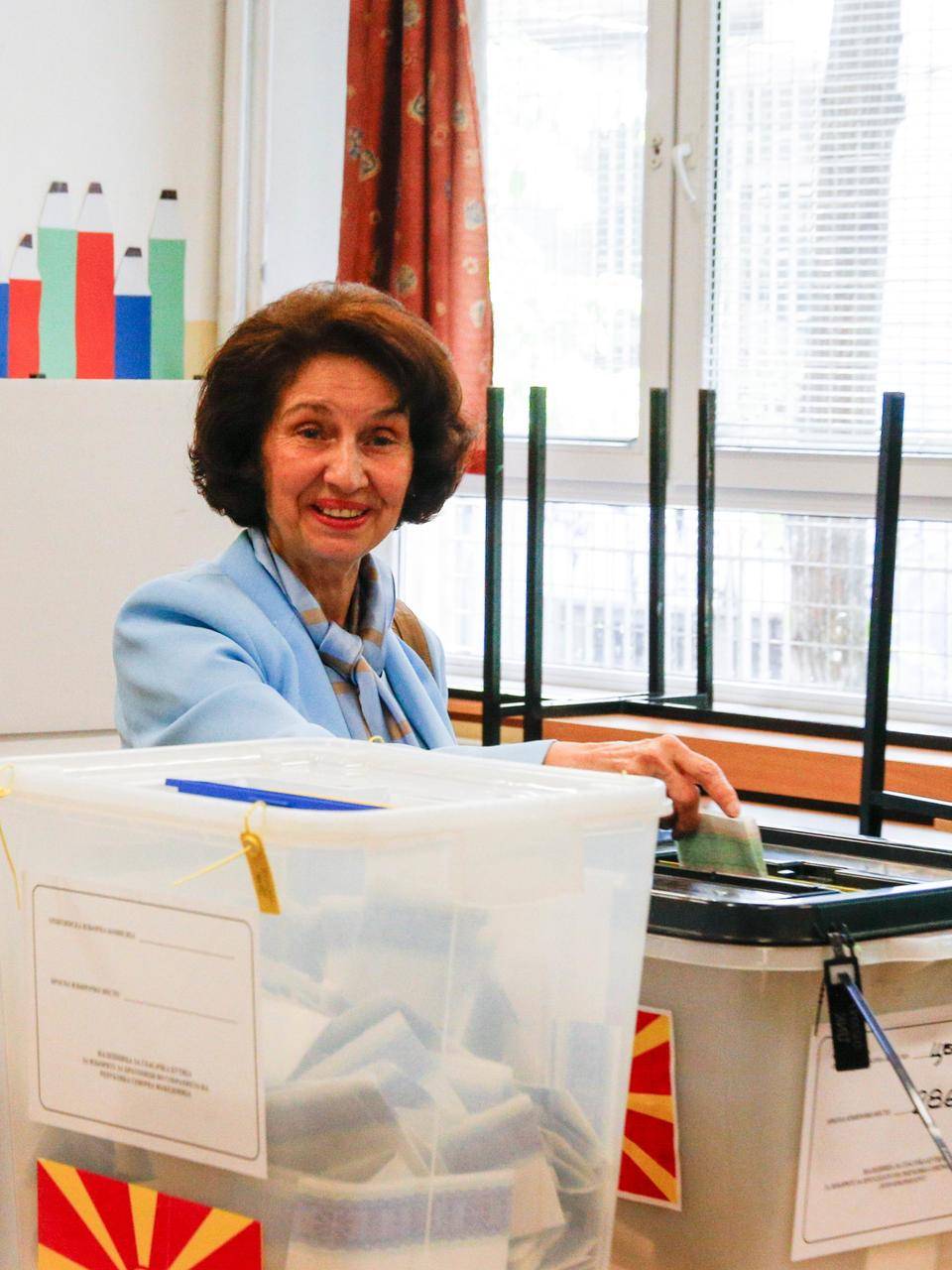 北马其顿选出该国第一位女总统