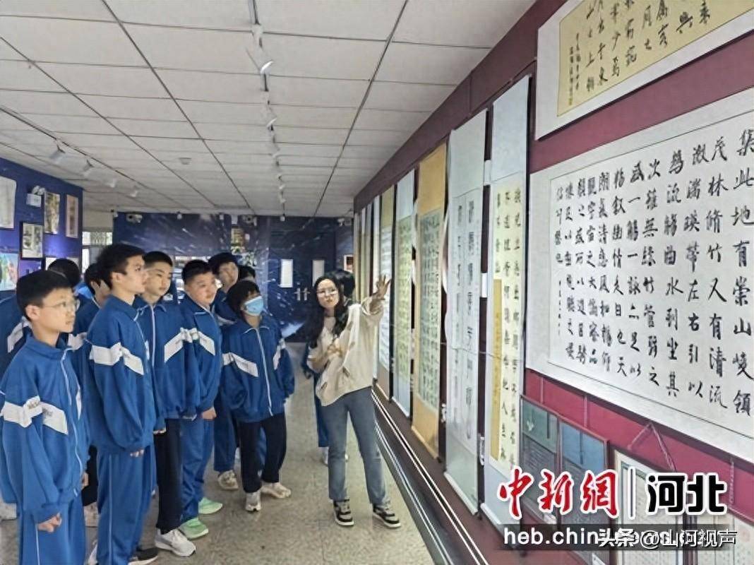 【高端媒体看邯郸】河北邯郸二十三中举办"春日画卷"美术作品展