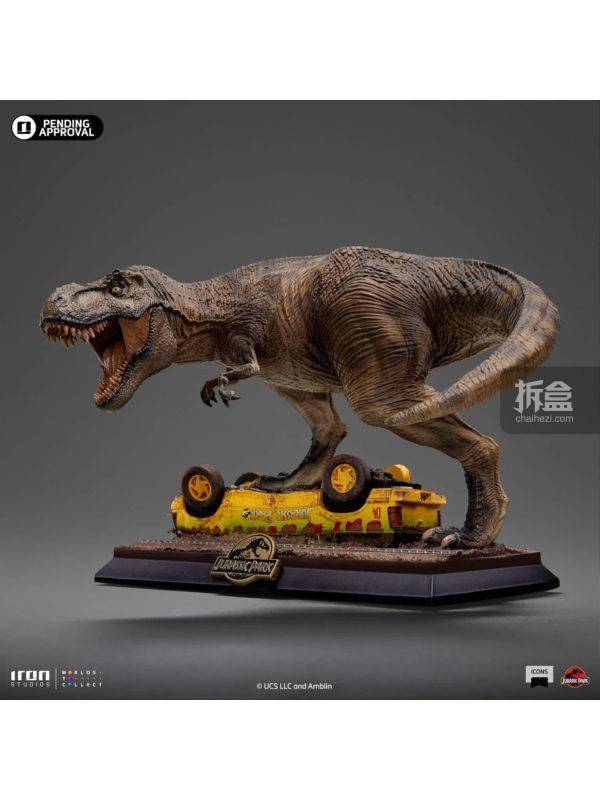 iron studios art scale 侏罗纪公园 霸王龙 1/10雕像
