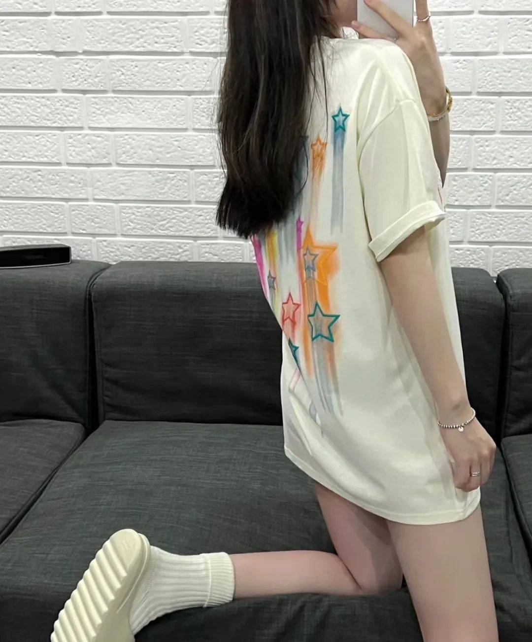 【美式潮牌涂鸦流星t恤】29.9元!前后印花设计,俏皮又