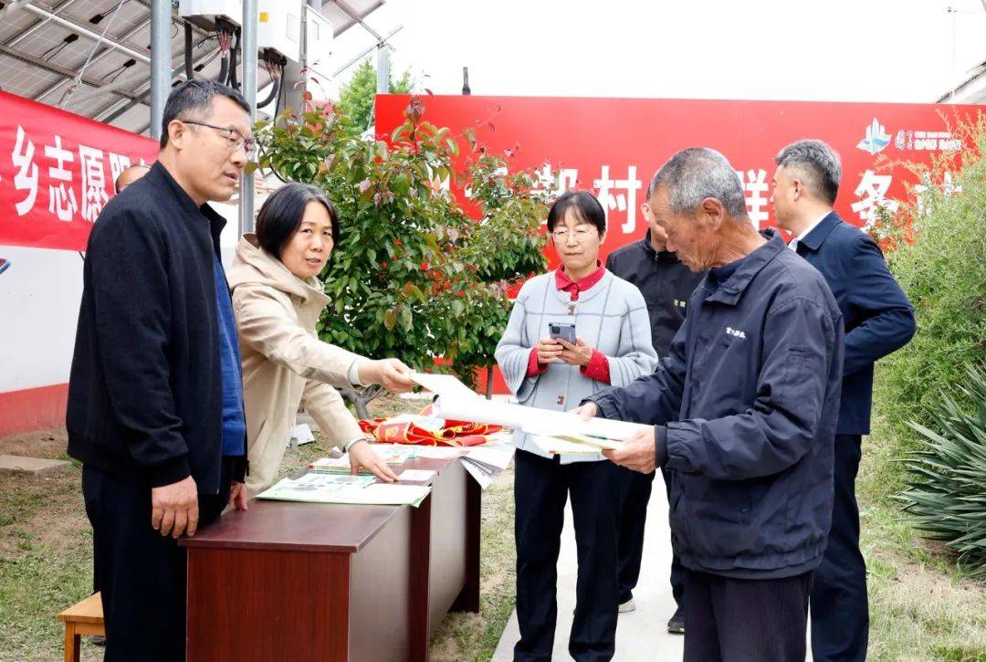 昌邑市中华职教社开展"同心乡村行"活动