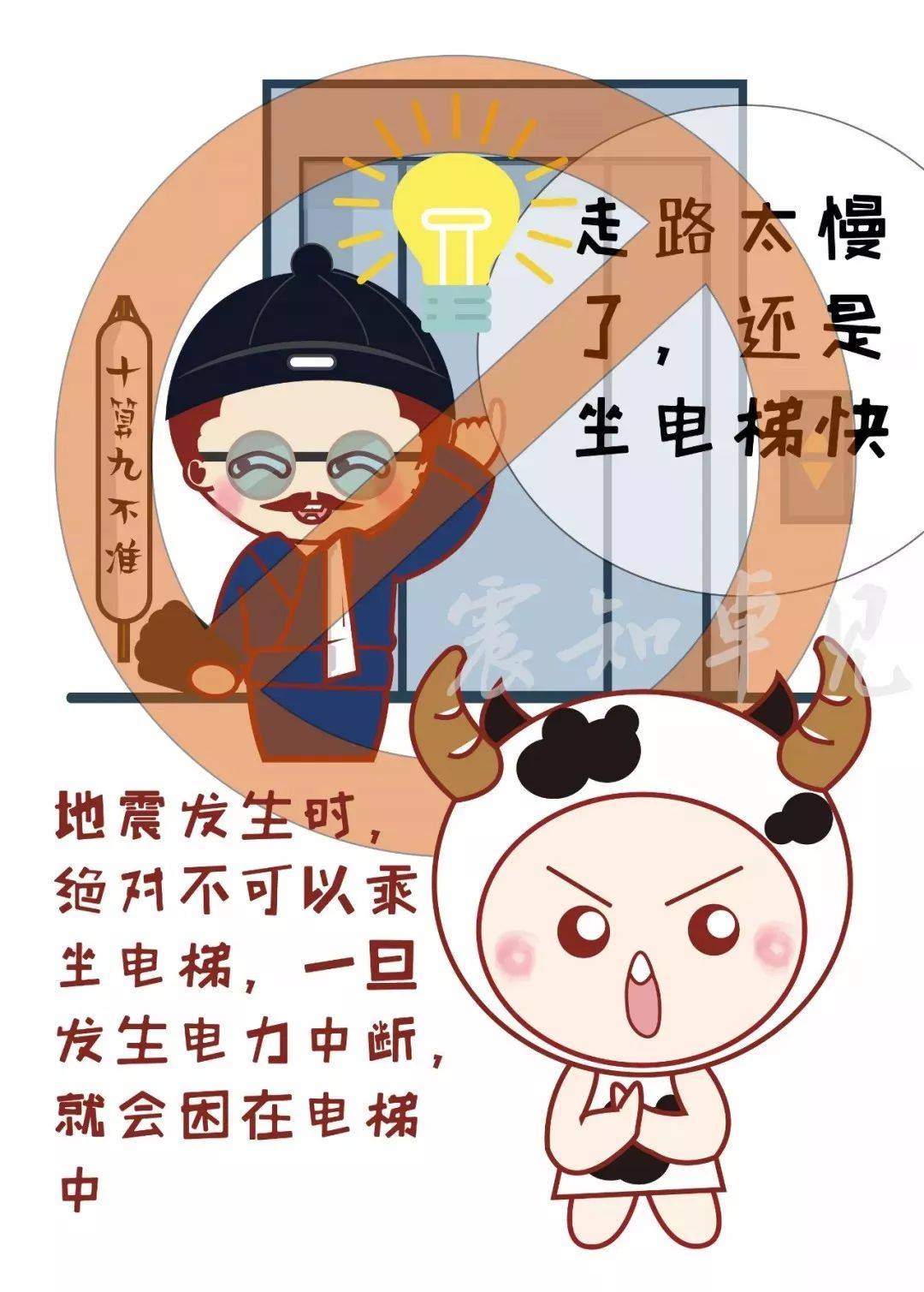 科普| 当地震发生时,室内的你,这些知识点要牢记(漫画版)_保护_应急