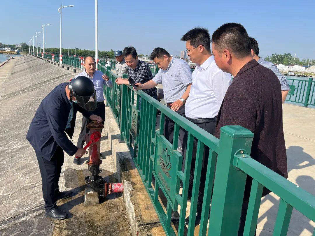 市农业农村局赴宝应,高邮调研指导渔业安全生产工作