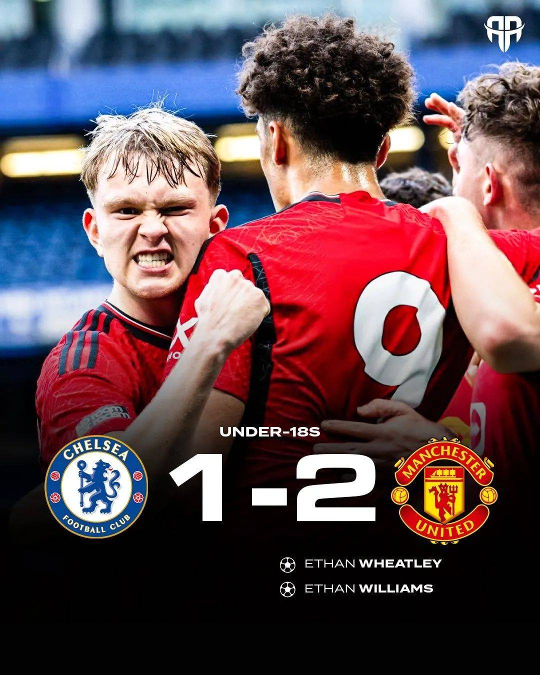 曼联u18,总冠军 三冠王!