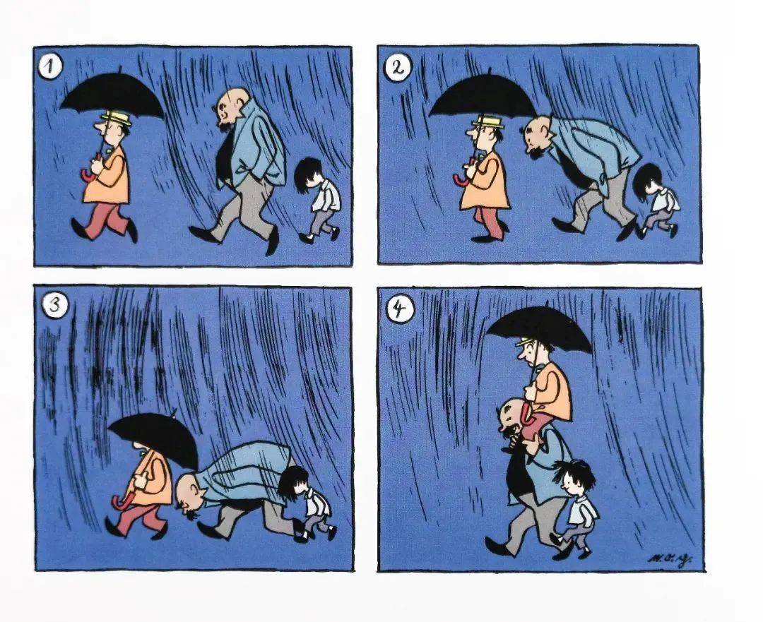 经典漫画《父与子》,用漫画诠释感人的父子真情