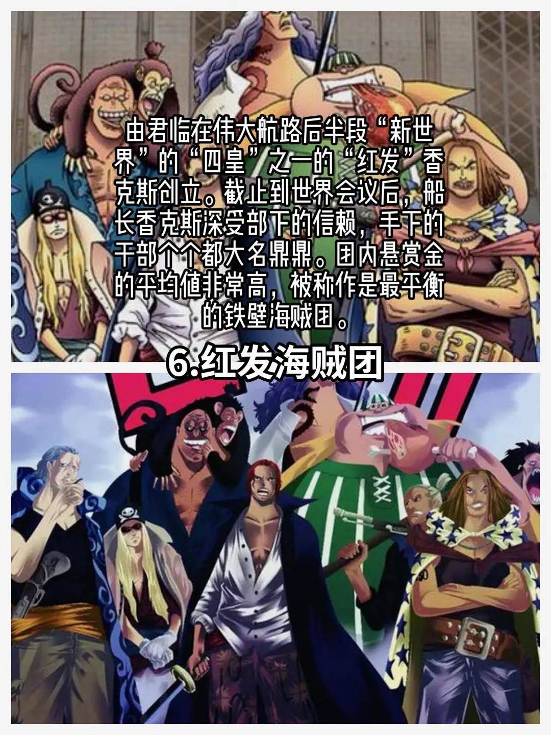 海贼王最强海贼团实力排名,罗杰海贼团只排到了第二名