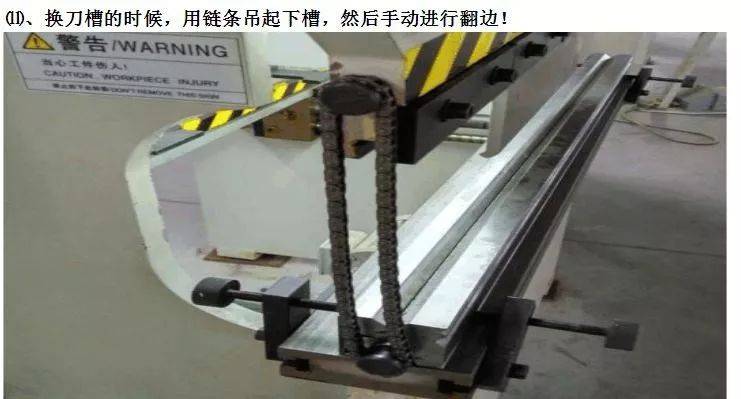 图文讲解折弯机安全操作各个细节!
